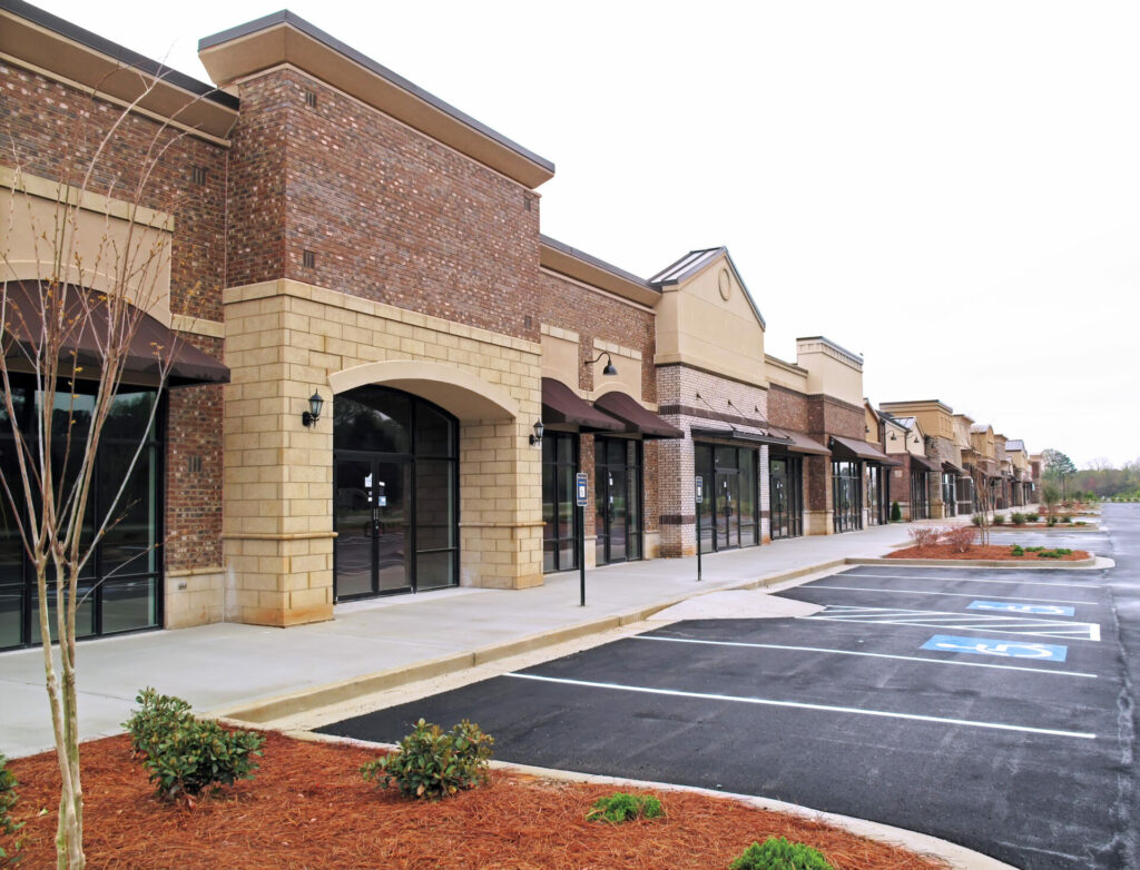 Pressure Washing for a Sparkling Clean Shopping Center