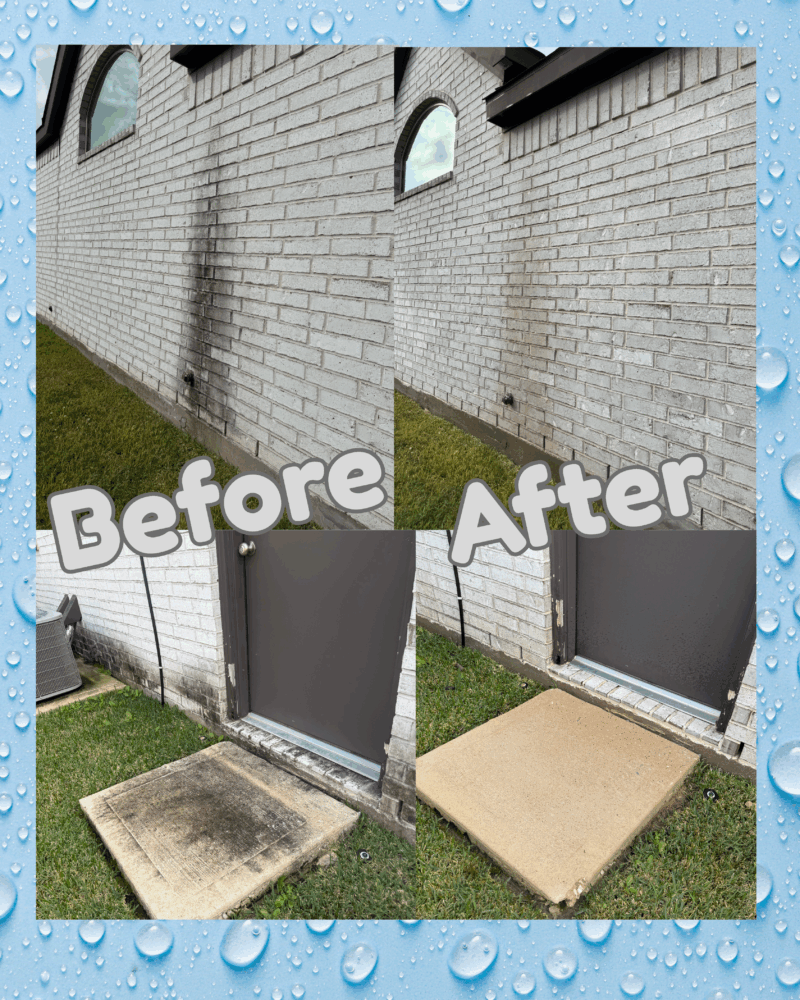 Pressure washing tomball texas mold and mildew removal
